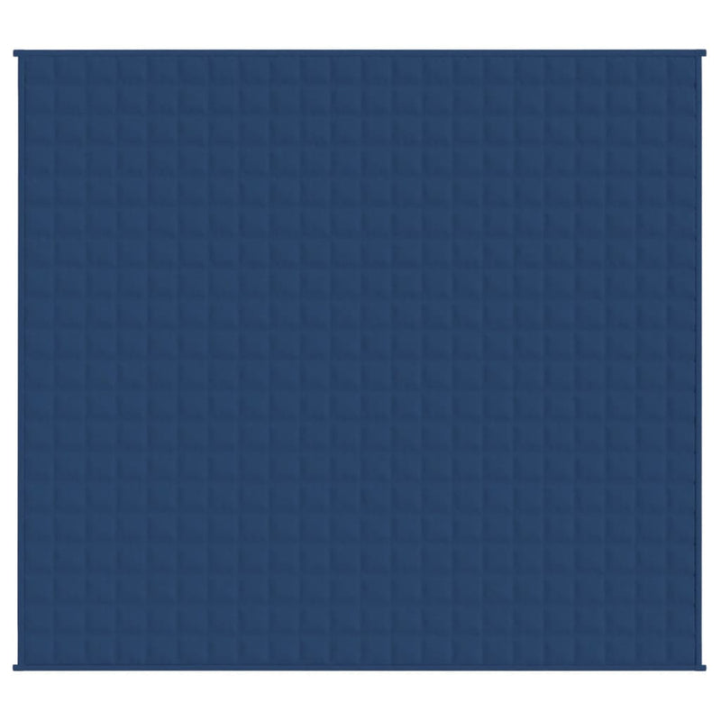 Load image into Gallery viewer, Vidaxl verzwaringsdeken 220x230 cm 11 kg stof blauw