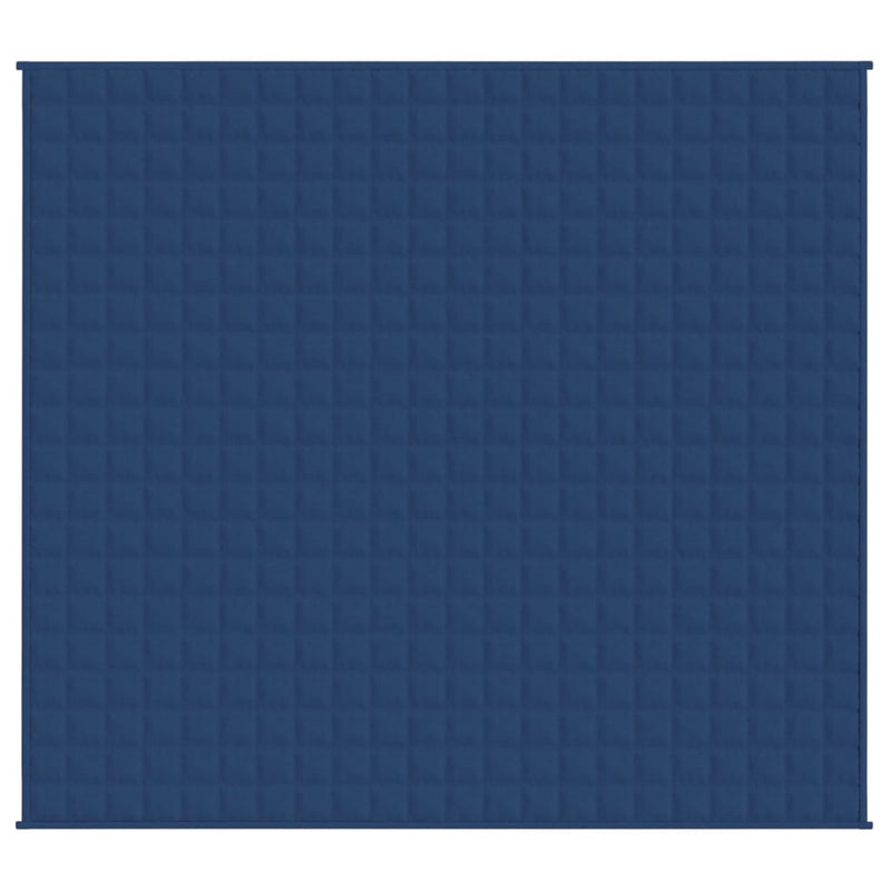 Load image into Gallery viewer, Vidaxl verzwaringsdeken 220x230 cm 15 kg stof blauw