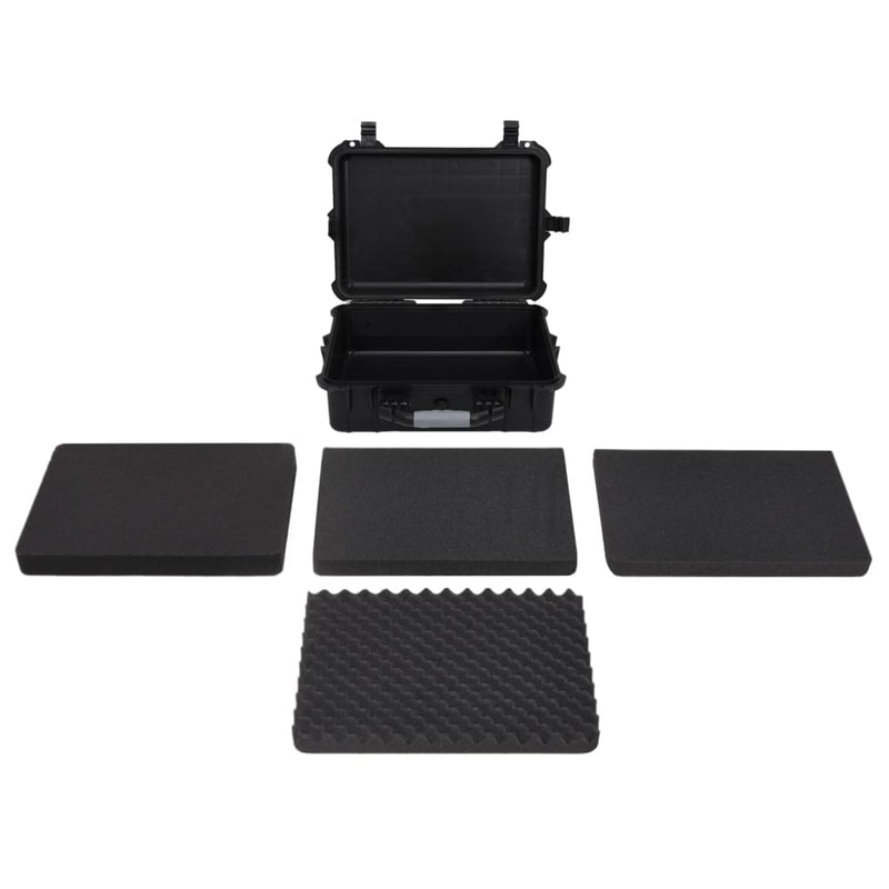 Load image into Gallery viewer, Vidaxl flightcase draagbaar 52x40x19 cm pp zwart