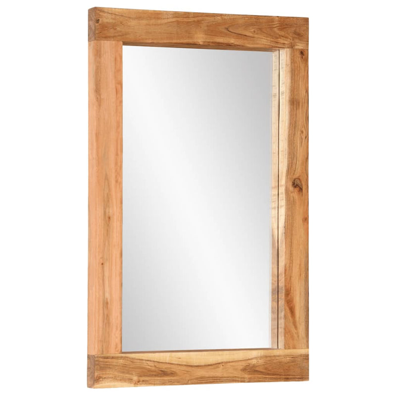 Load image into Gallery viewer, Vidaxl spiegel 70x50 cm massief acaciahout en glas