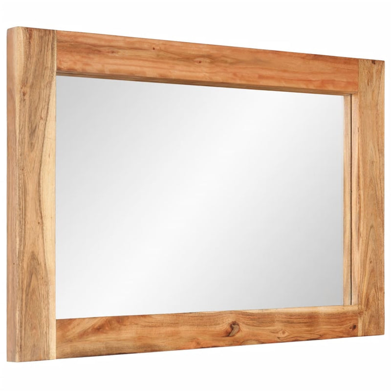 Load image into Gallery viewer, Vidaxl spiegel 70x50 cm massief acaciahout en glas