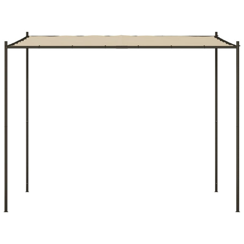 Load image into Gallery viewer, Vidaxl prieel 3x3 m 180 g m² stof en staal beige