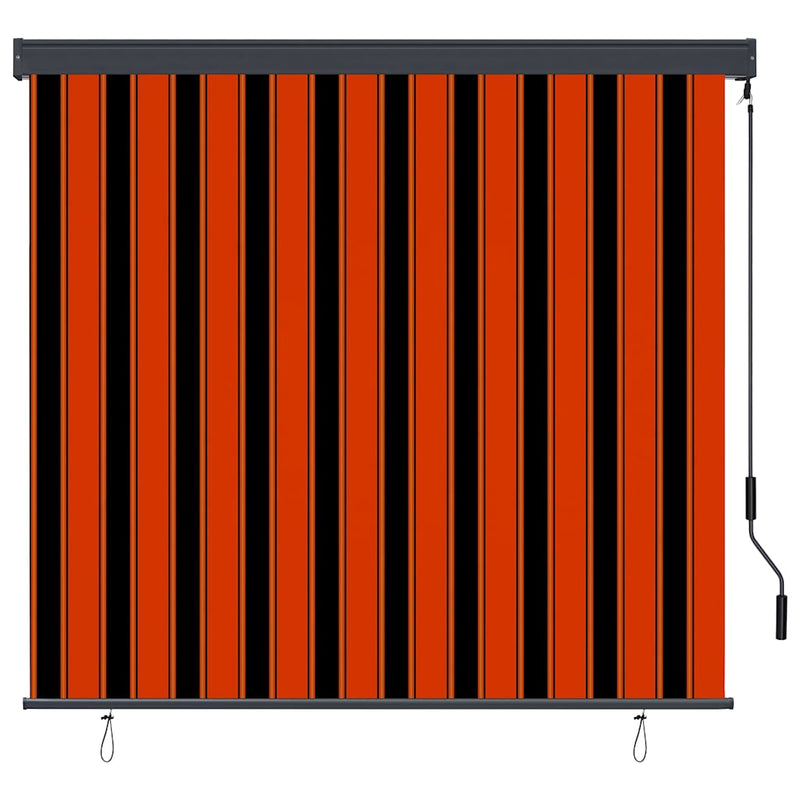 Afbeelding laden in galerijviewer, Vidaxl rolgordijn oranje en bruin 180 x 250 cm stof en aluminium