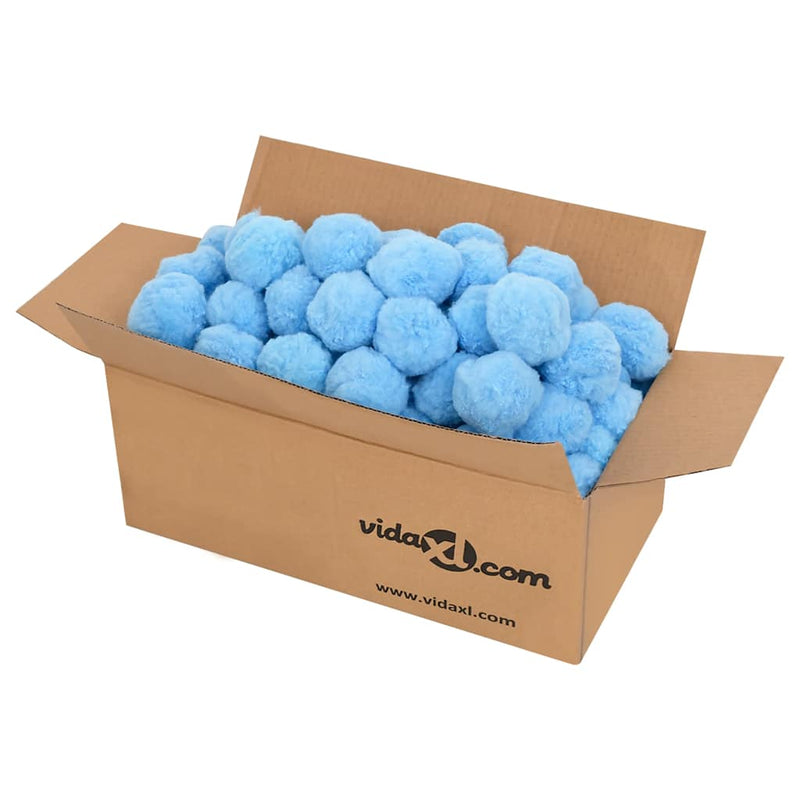 Load image into Gallery viewer, VidaXL Zwembadfilterbolletjes antibacterieel 2100 g polyetheen blauw