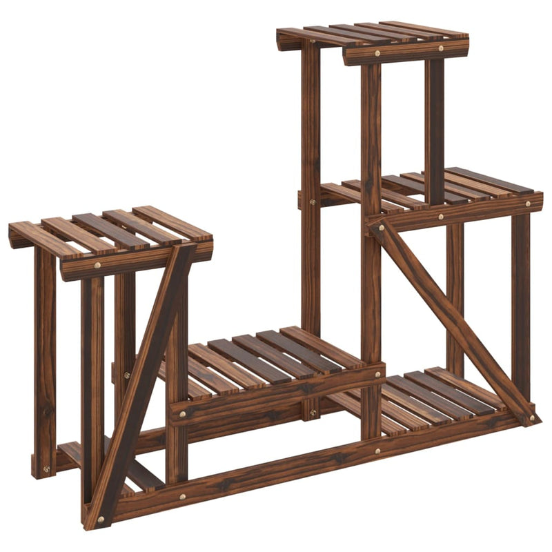 Afbeelding laden in galerijviewer, Vidaxl plantenstandaard 90x25x73,5 cm massief vurenhout