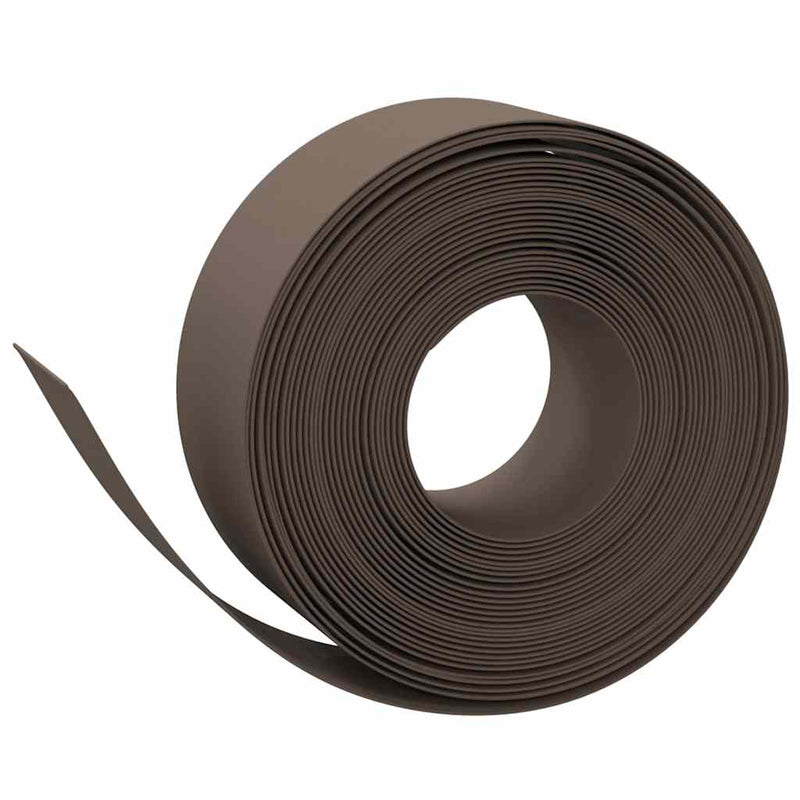 Load image into Gallery viewer, Vidaxl tuinranden 5 st 10 m 20 cm polyetheen bruin