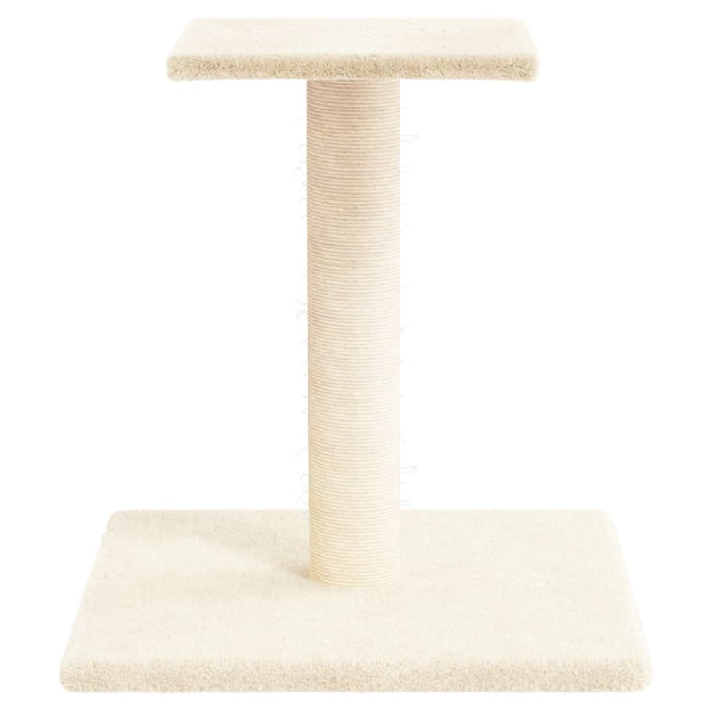 Load image into Gallery viewer, Vidaxl krabpaal met platform 38 cm crèmekleurig