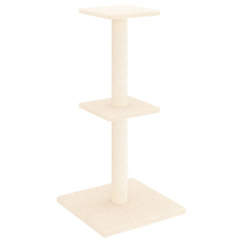 Load image into Gallery viewer, Vidaxl kattenmeubel met sisal krabpalen 73 cm crèmekleurig