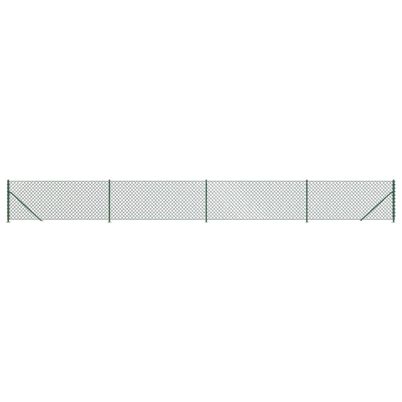 Load image into Gallery viewer, Vidaxl gaashek met flens 1x10 m groen