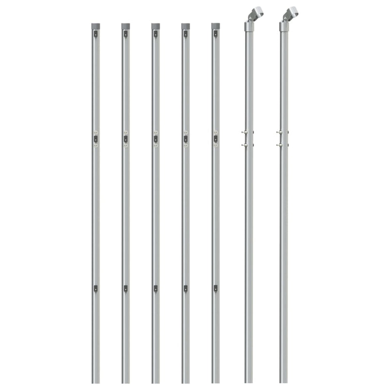 Load image into Gallery viewer, Vidaxl gaashek 1,1x10 m zilverkleurig