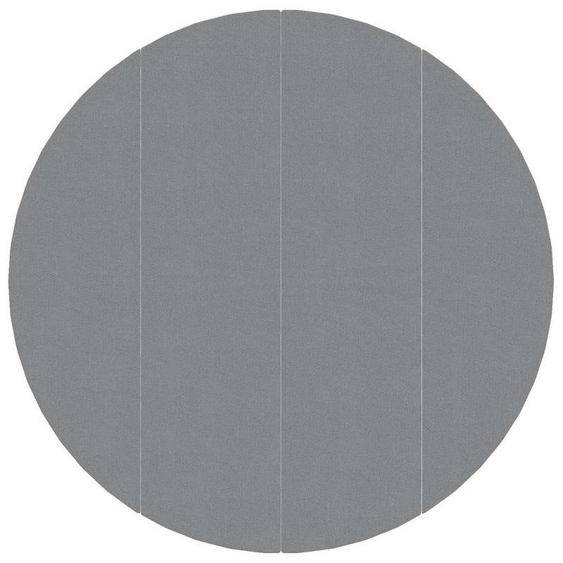 Afbeelding laden in galerijviewer, Vidaxl zwembadgrondzeil ø428 cm polyester geotextiel lichtgrijs
