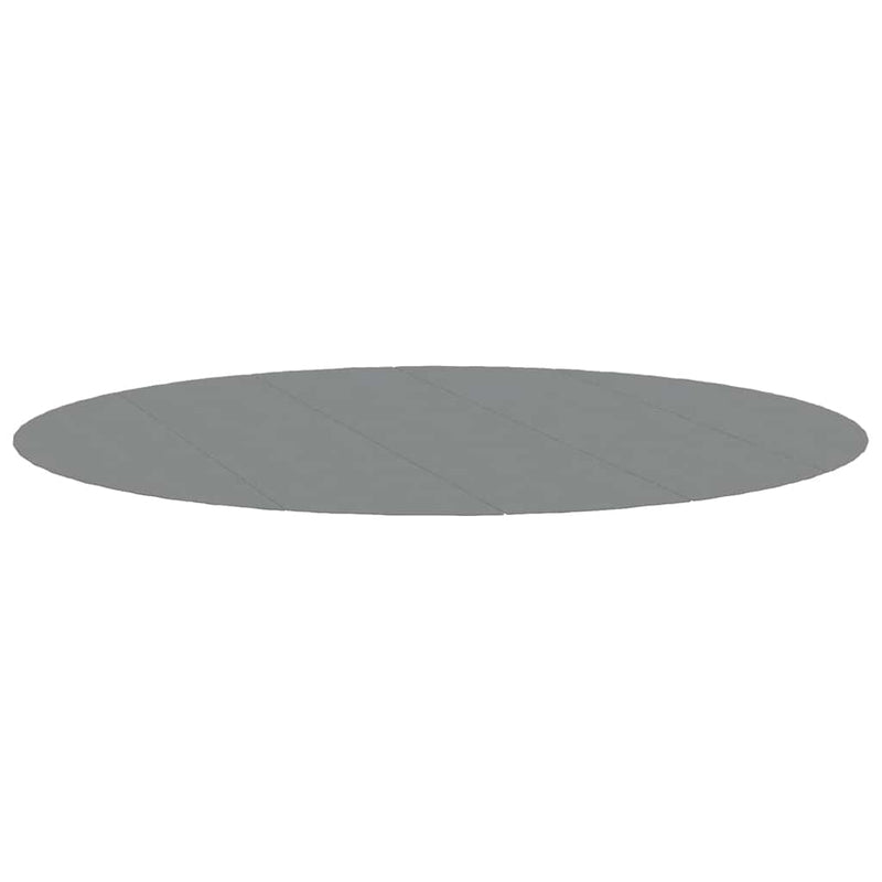 Afbeelding laden in galerijviewer, Vidaxl zwembadgrondzeil ø550 cm polyester geotextiel lichtgrijs