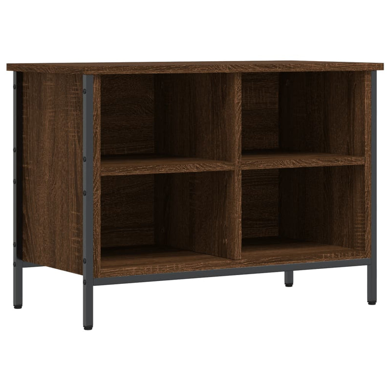 Load image into Gallery viewer, Vidaxl schoenenkast 69x35x50 cm bewerkt hout bruin eikenkleur