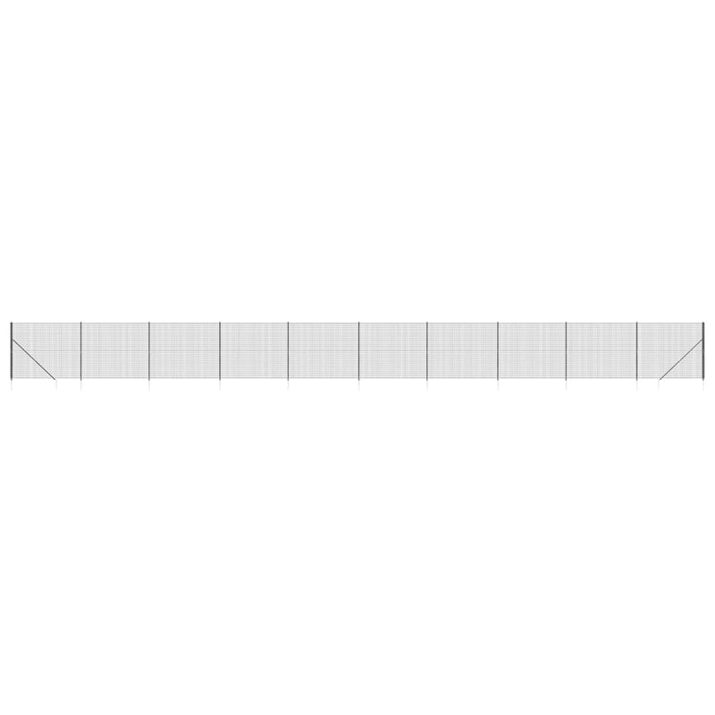 Load image into Gallery viewer, VidaXL Draadgaashek met grondankers 1,8x25 m antracietkleurig