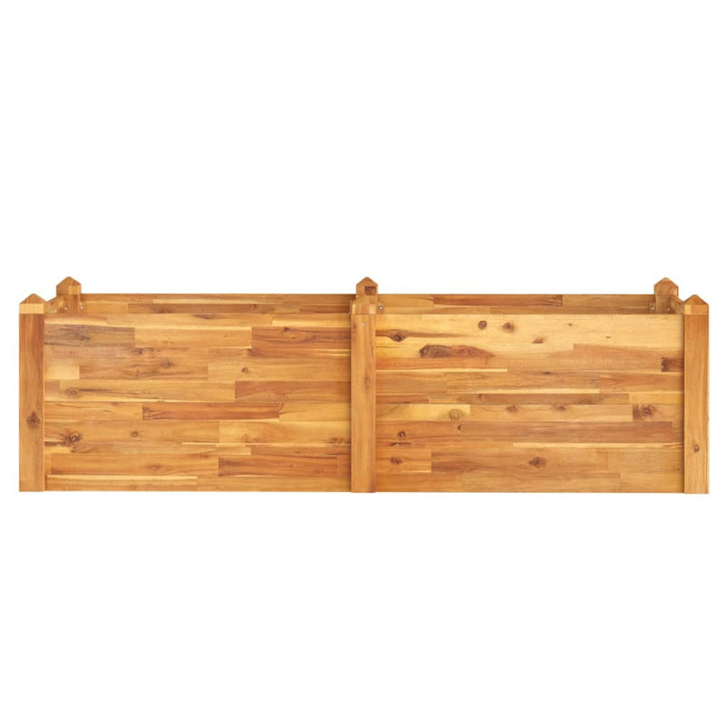 Load image into Gallery viewer, Vidaxl plantenbak verhoogd 160x60x44 cm massief acaciahout