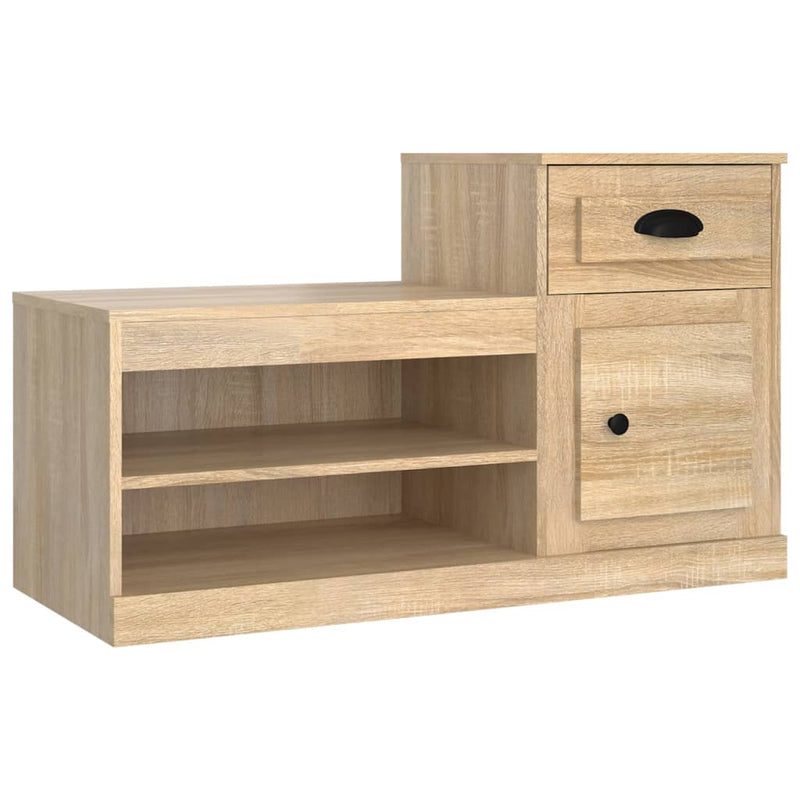 Load image into Gallery viewer, Vidaxl schoenenkast 100x42x60 cm bewerkt hout sonoma eikenkleurig