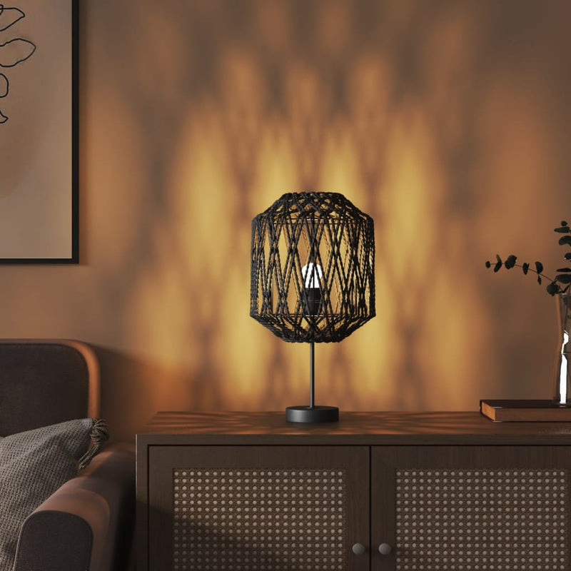 Load image into Gallery viewer, Vidaxl lampenkap ø23x28 cm ijzer en papier zwart