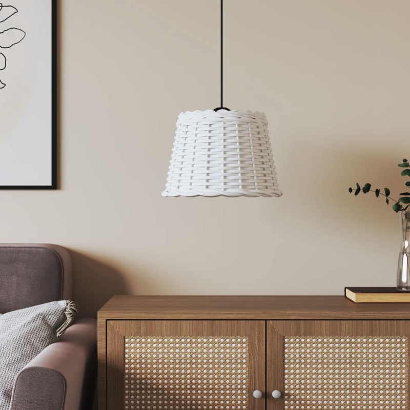 Load image into Gallery viewer, Vidaxl plafondlampenkap ø30x20 cm wicker wit