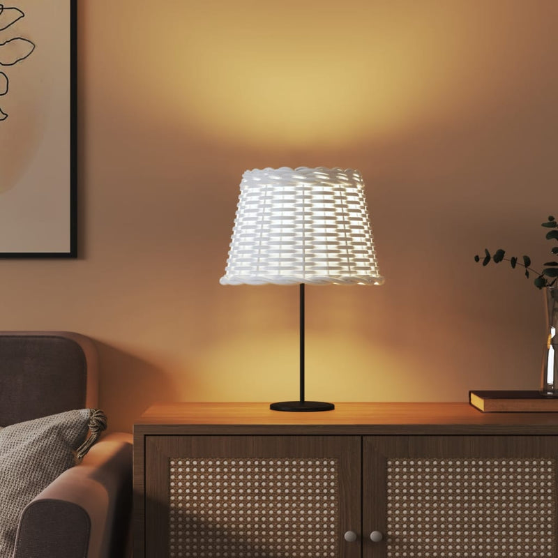 Load image into Gallery viewer, Vidaxl lampenkap ø30x20 cm wicker wit