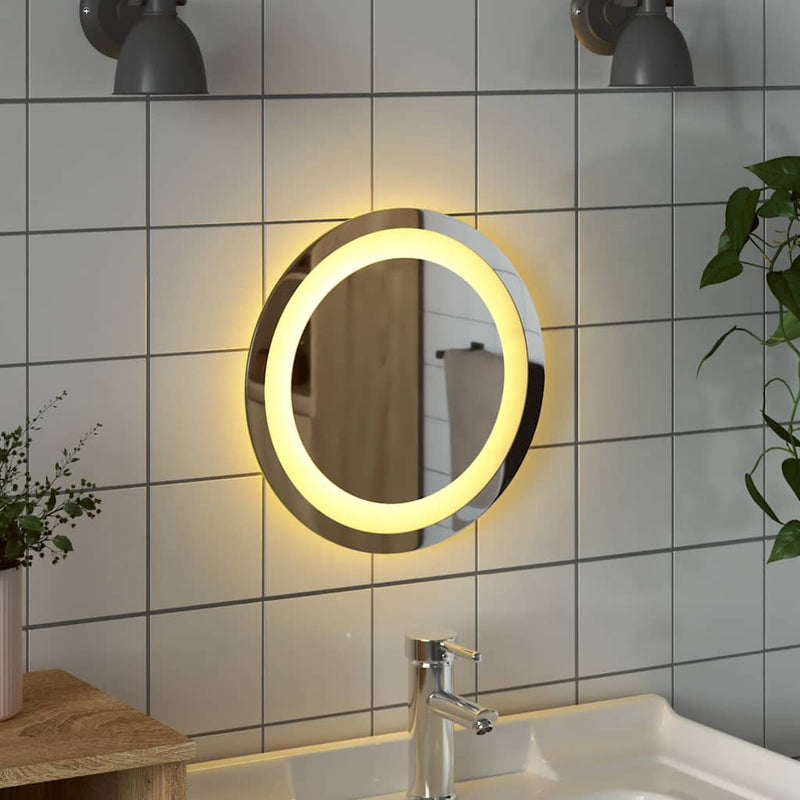 Load image into Gallery viewer, VidaXL Badkamerspiegel LED rond 30 cm