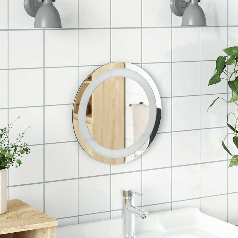Load image into Gallery viewer, VidaXL Badkamerspiegel LED rond 30 cm