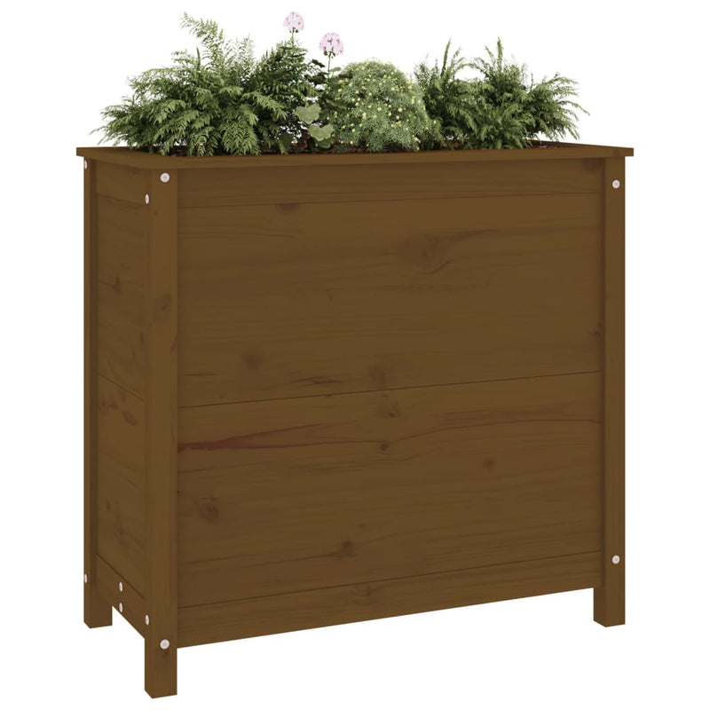 Load image into Gallery viewer, Vidaxl plantenbak 82,5x40x78 cm massief grenenhout honingbruin