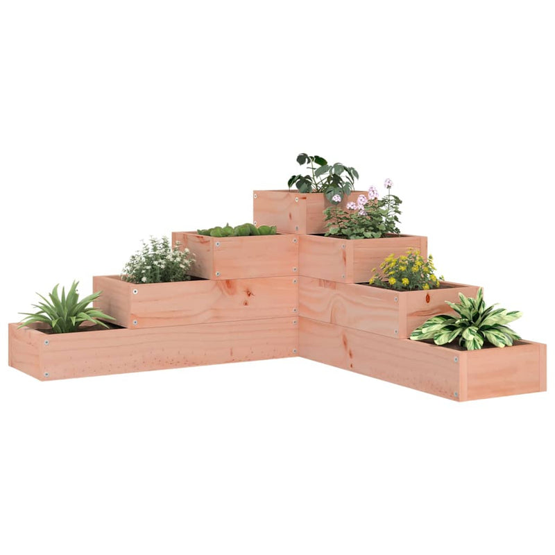 Afbeelding laden in galerijviewer, Vidaxl plantenbak 4-laags 80,5x79x36 cm massief douglashout