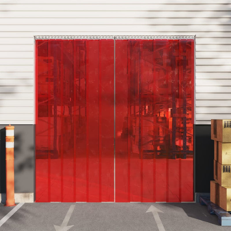 Load image into Gallery viewer, Vidaxl deurgordijn 200x1,6 mm 10 m pvc rood