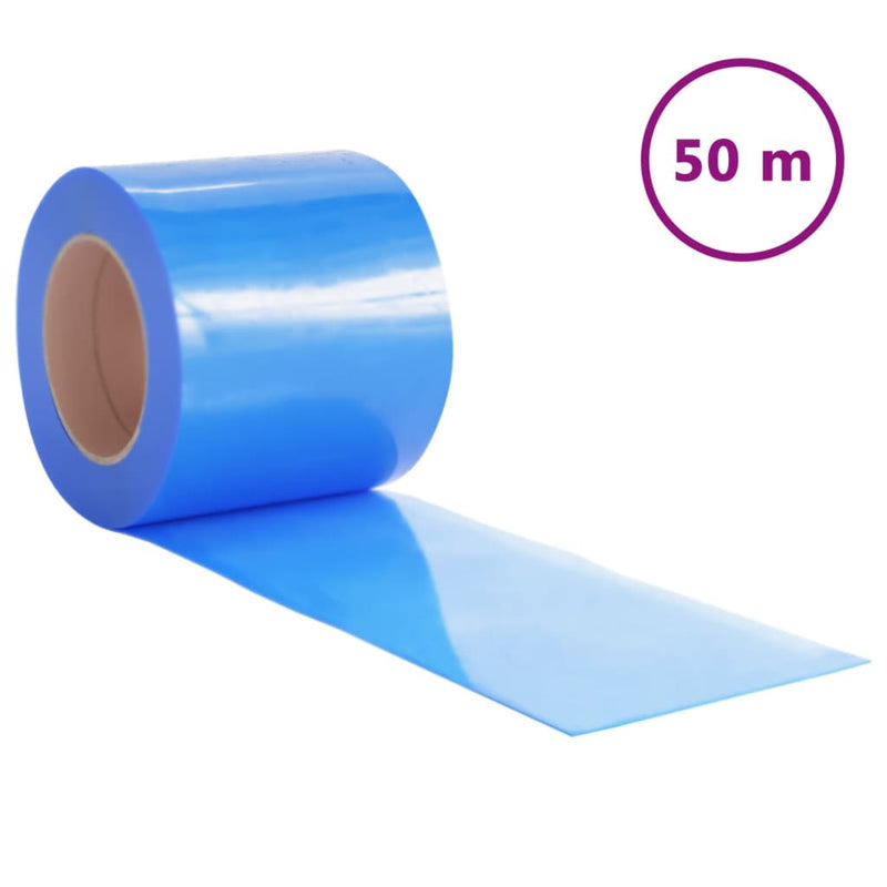 Load image into Gallery viewer, Vidaxl deurgordijn 200x1,6 mm 50 m pvc blauw