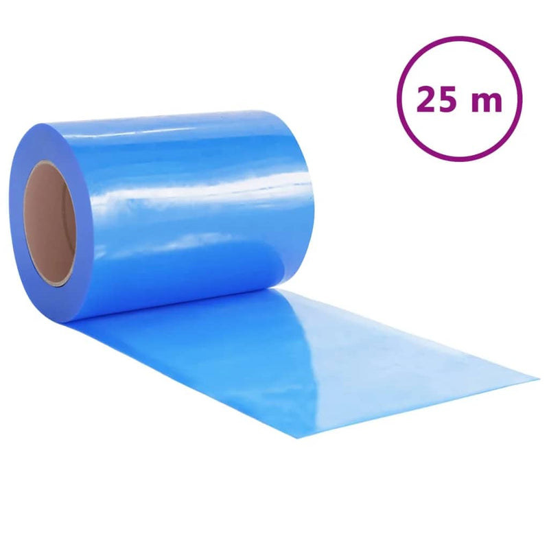 Load image into Gallery viewer, Vidaxl deurgordijn 300x2,6 mm 25 m pvc blauw
