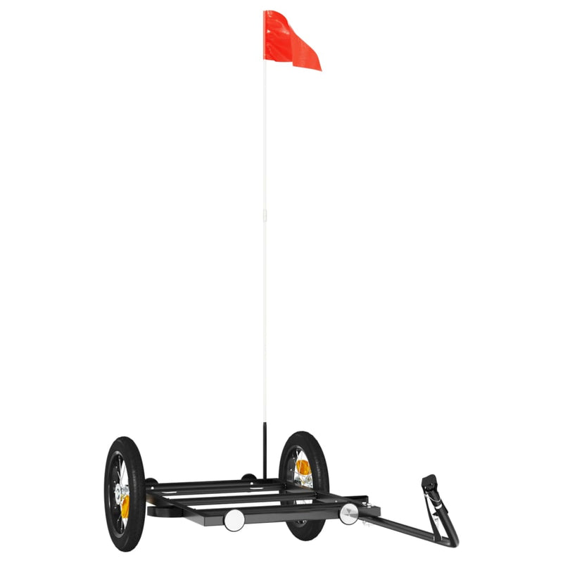 Load image into Gallery viewer, Vidaxl fietstrailer 122x53x28 cm ijzer zwart