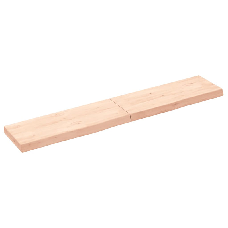Load image into Gallery viewer, Vidaxl wastafelblad 160x30x(2-6) cm onbehandeld massief hout