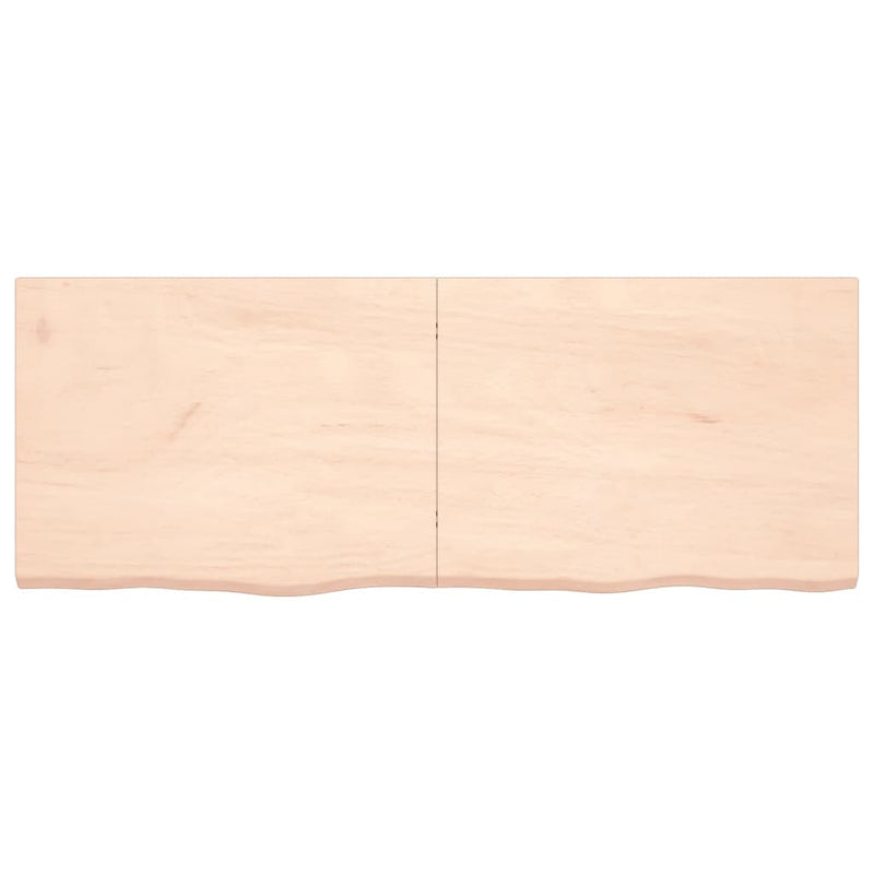 Load image into Gallery viewer, VidaXL Wastafelblad 160x60x(2-4) cm onbehandeld massief hout