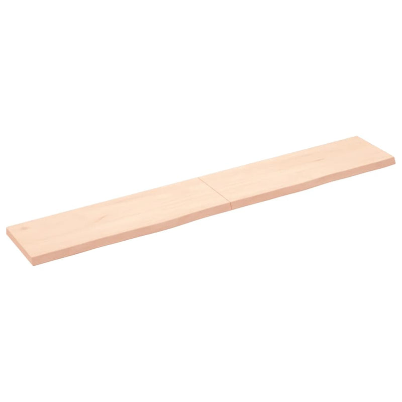 Afbeelding laden in galerijviewer, Vidaxl wastafelblad 180x30x(2-4) cm onbehandeld massief hout