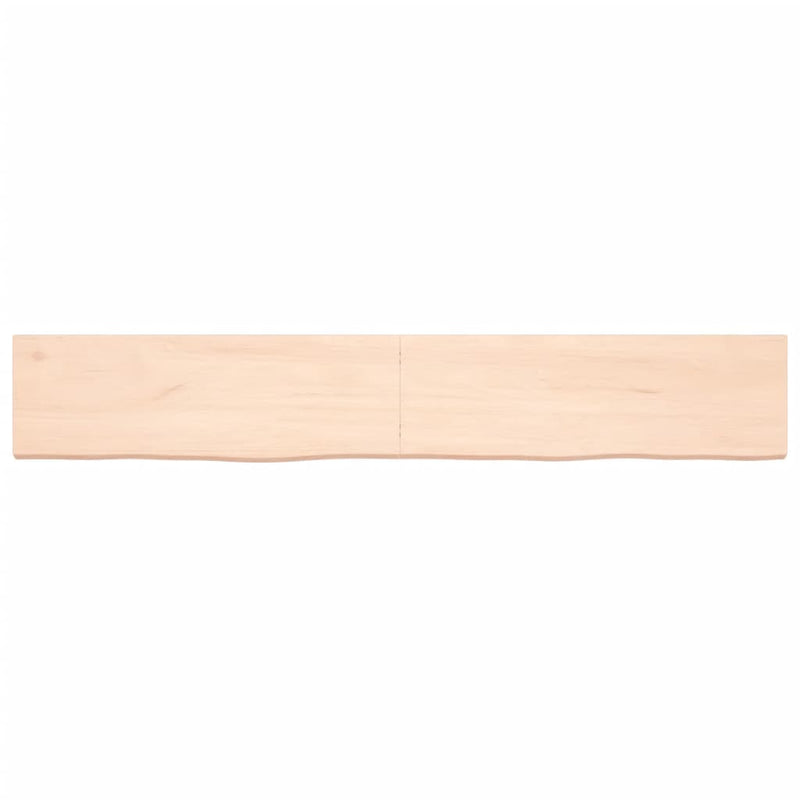 Afbeelding laden in galerijviewer, Vidaxl wastafelblad 180x30x(2-4) cm onbehandeld massief hout