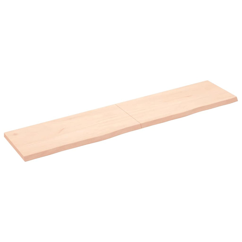 Load image into Gallery viewer, Vidaxl wastafelblad 180x40x(2-4) cm onbehandeld massief hout