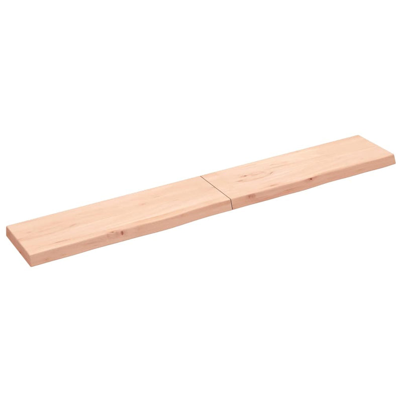 Load image into Gallery viewer, Vidaxl wastafelblad 200x30x(2-6) cm onbehandeld massief hout