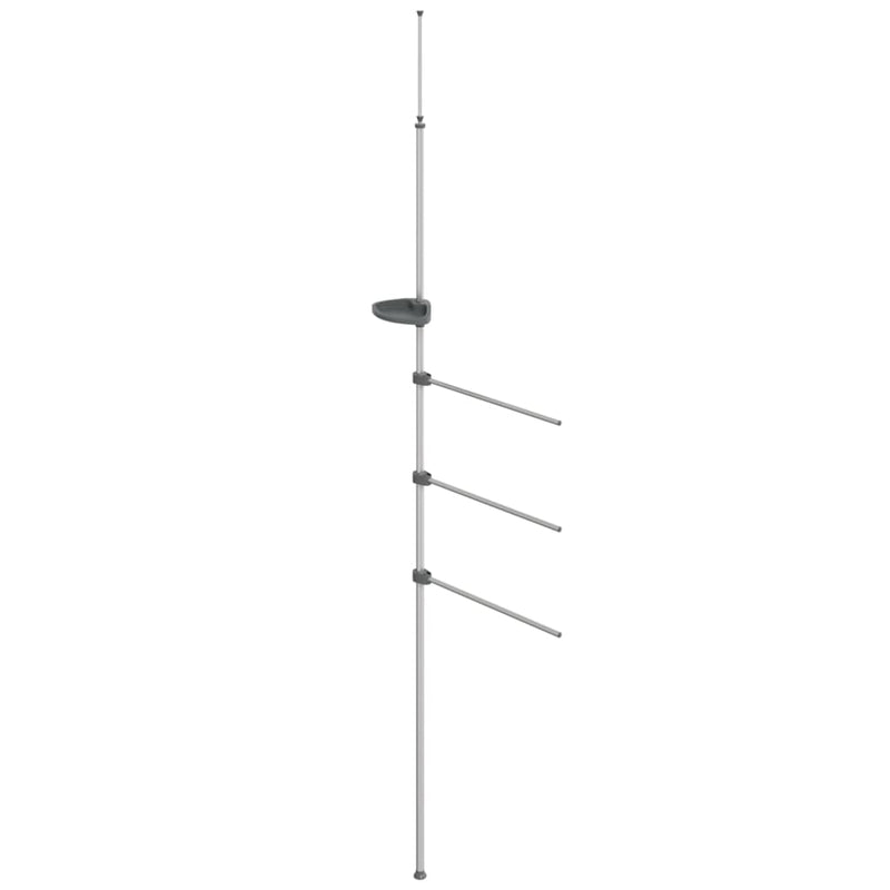 Load image into Gallery viewer, Vidaxl handdoekenrek 47x280 cm aluminium