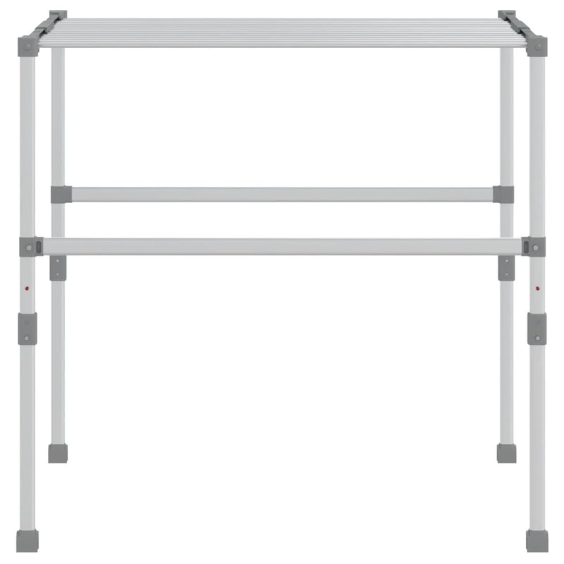 Load image into Gallery viewer, Vidaxl droogrek 83x(50-55)x(40-85) cm aluminium