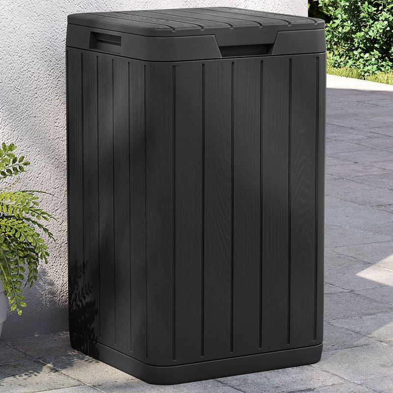 Load image into Gallery viewer, Vidaxl tuinafvalbak 38x38x65 cm polypropeen antracietkleurig