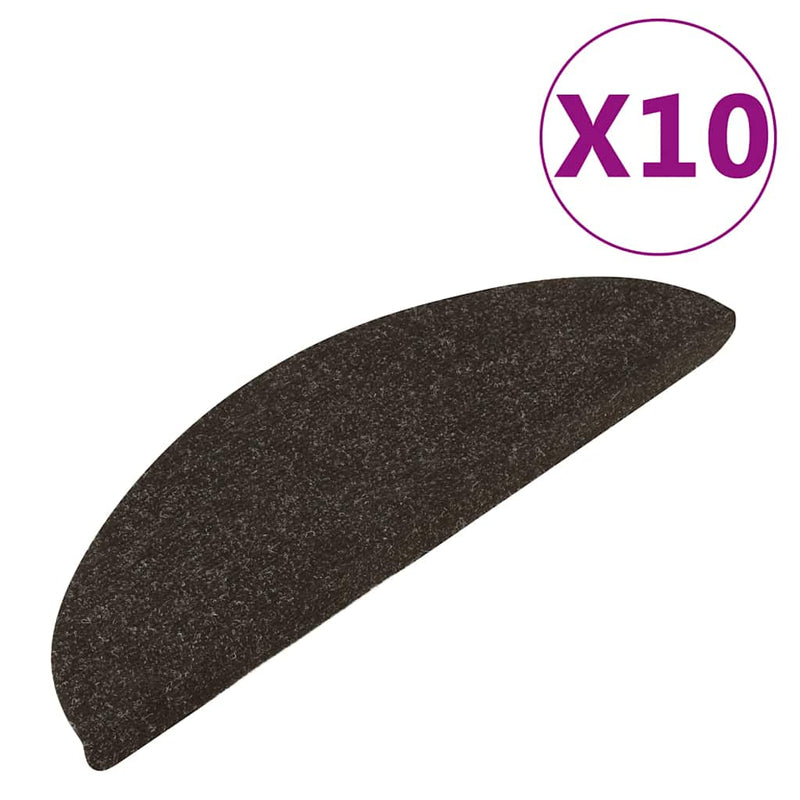 Load image into Gallery viewer, Vidaxl trapmatten zelfklevend 10 st 56x17x3 cm antracietkleurig