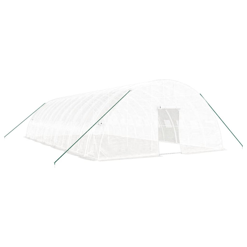 Load image into Gallery viewer, VidaXL Tuinkas met stalen frame 72 m² 12x6x2,85 m wit