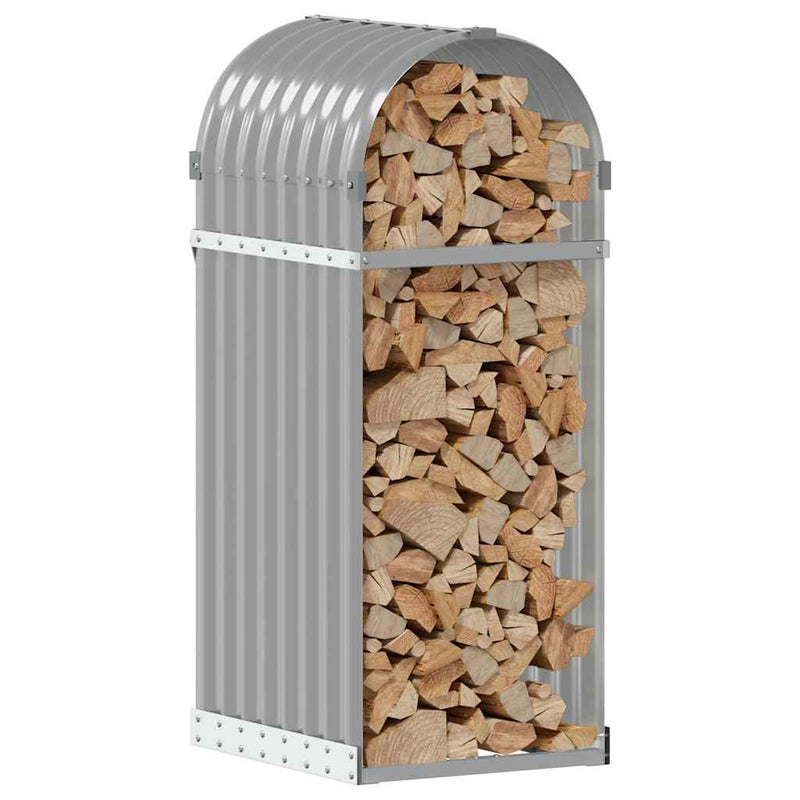 Load image into Gallery viewer, Vidaxl haardhoutopslag 40x45x100 cm gegalvaniseerd staal lichtgrijs