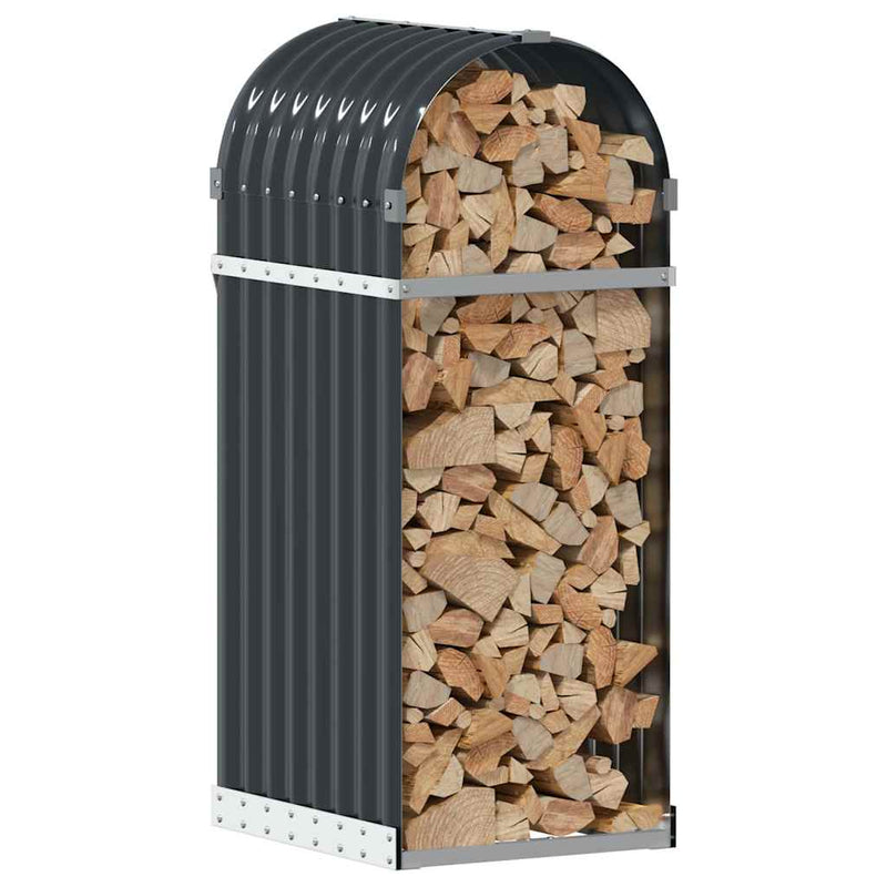 Load image into Gallery viewer, Vidaxl haardhoutopslag 40x45x100 cm gegalvaniseerd staal antraciet