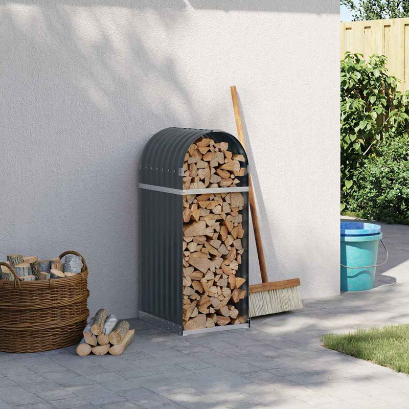 Load image into Gallery viewer, Vidaxl haardhoutopslag 40x45x100 cm gegalvaniseerd staal antraciet