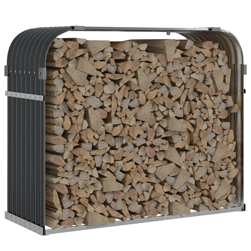 Load image into Gallery viewer, Vidaxl haardhoutopslag 120x45x100 cm gegalvaniseerd staal antraciet