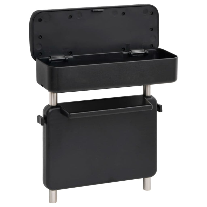 Load image into Gallery viewer, Vidaxl armsteun universeel 23x8x(30-38) cm abs zwart