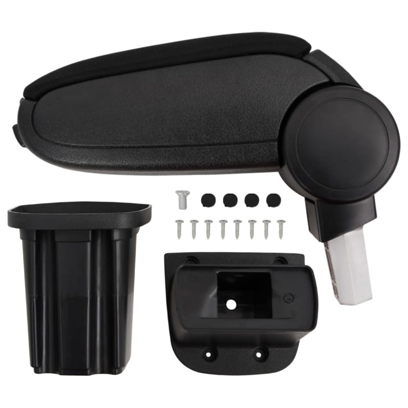 Load image into Gallery viewer, Vidaxl armsteun 12x32x(34-50) cm abs zwart