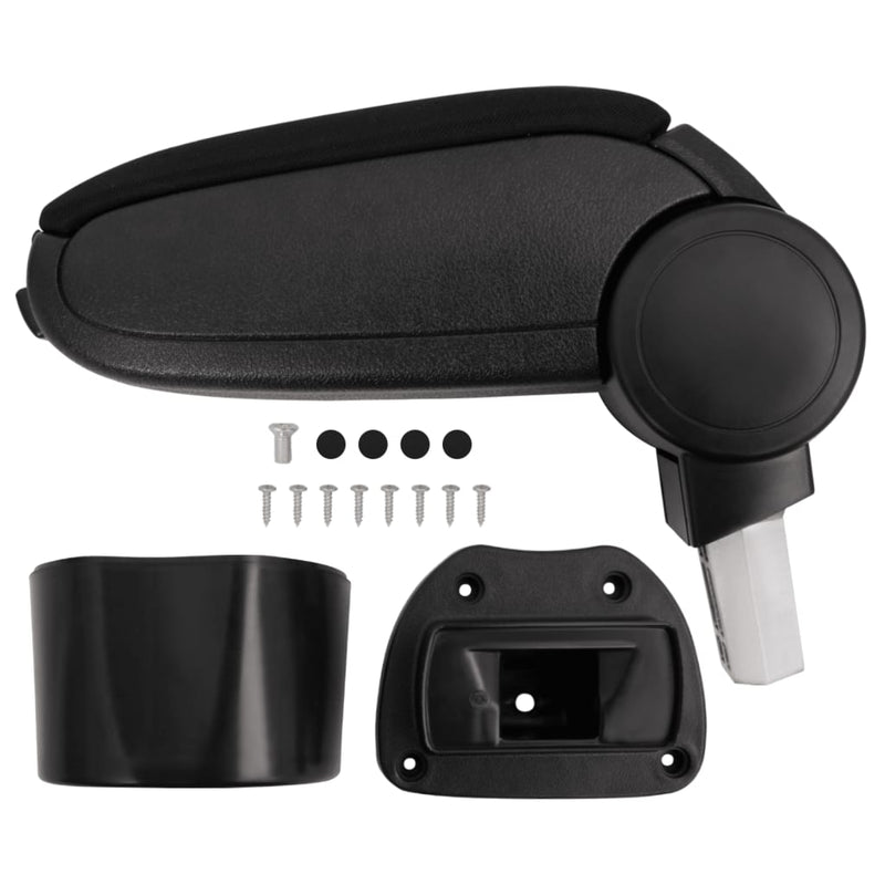 Load image into Gallery viewer, Vidaxl armsteun 14,5x31,5x(30-48) cm abs zwart