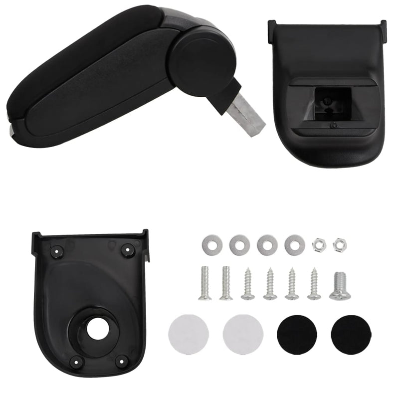 Load image into Gallery viewer, Vidaxl armsteun 15x35x(30-47) cm abs zwart